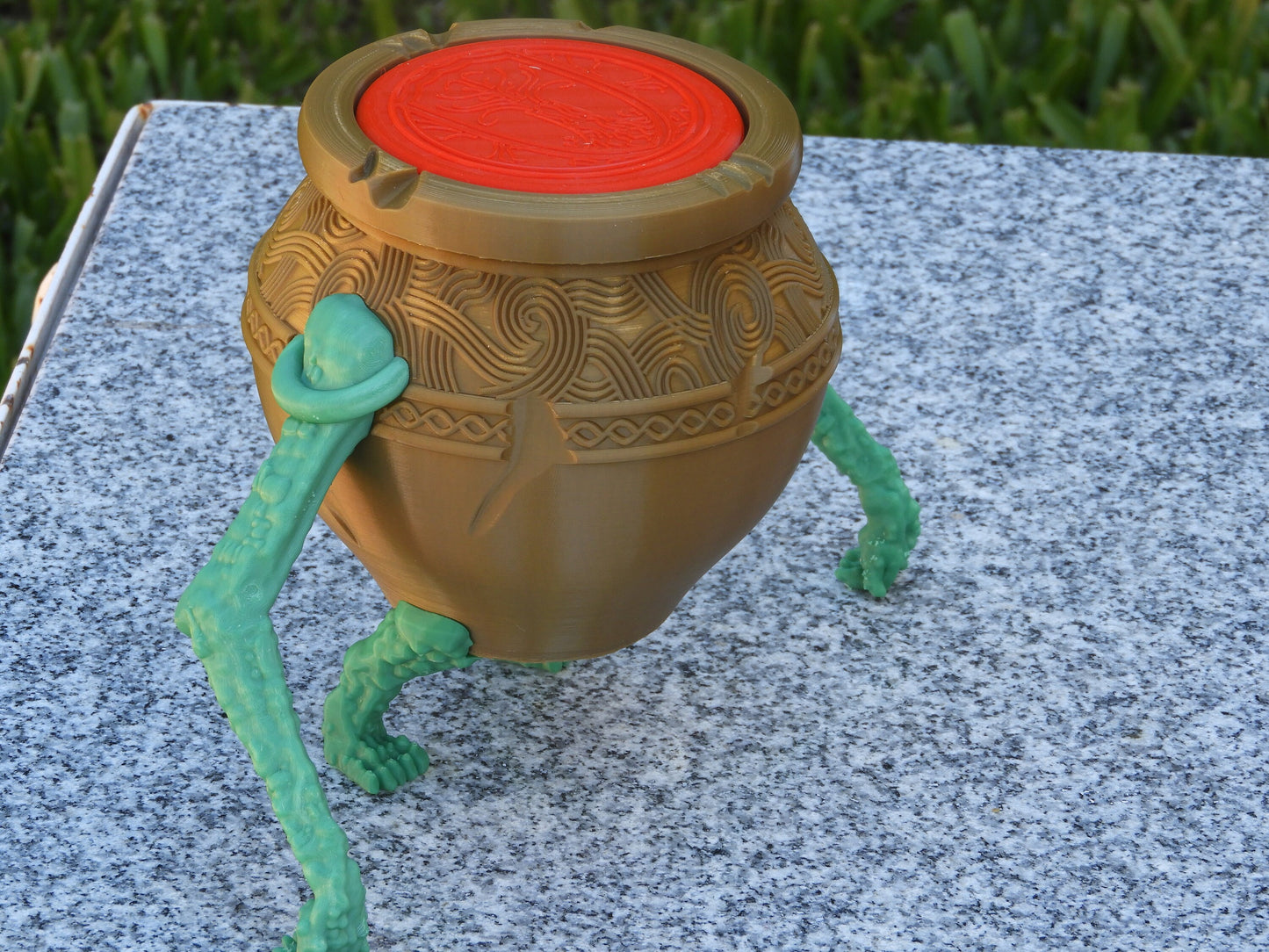 Elden Ring Plant Pot Boy Iron Fist Alexander - Paint yourself - Flower Succulent Planter Pen Holder