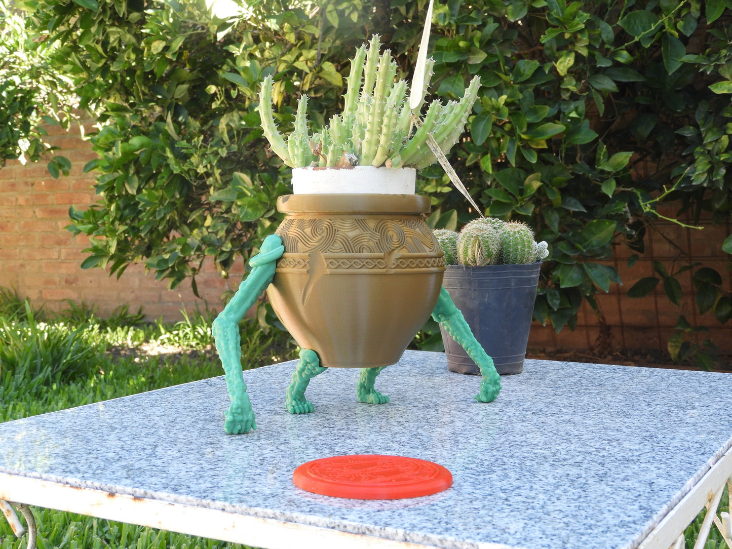 Elden Ring Plant Pot Boy Iron Fist Alexander - Paint yourself - Flower Succulent Planter Pen Holder