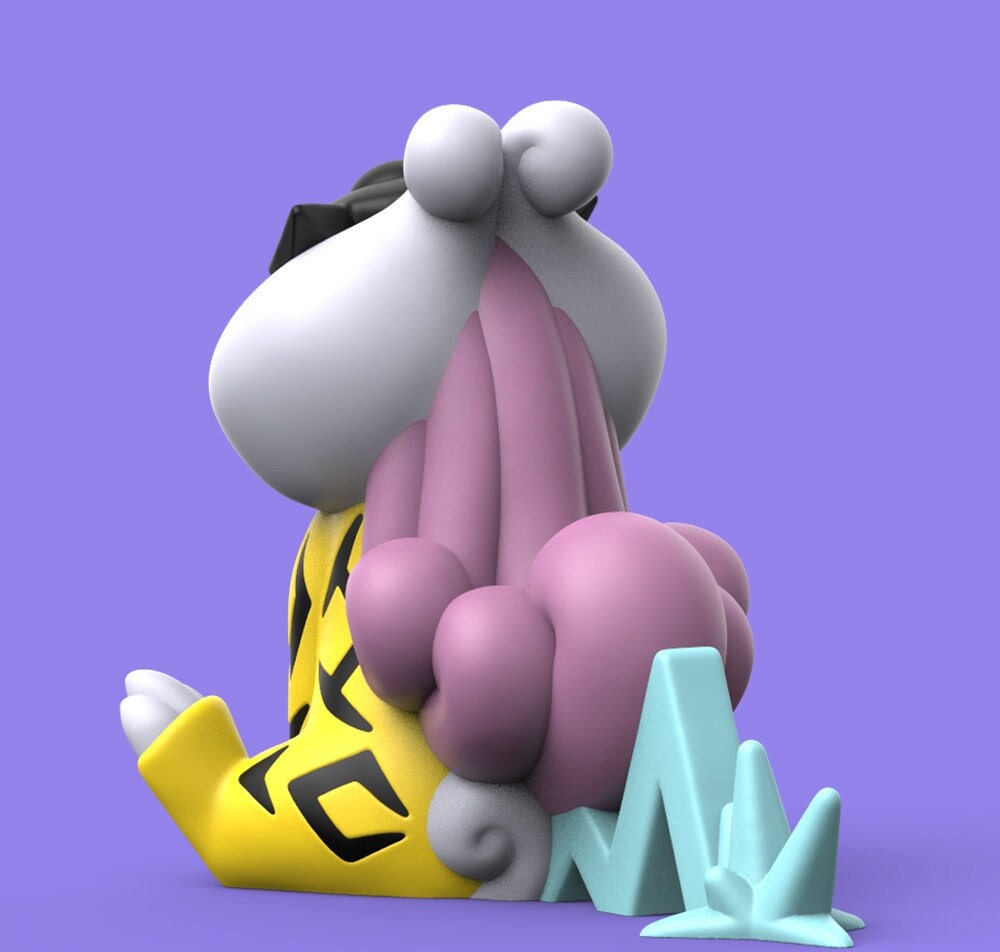 Chibi Legendary Dogs Beasts Raikou Entei Suicune Pokemon 3D Printed Figures Sculpture Statue