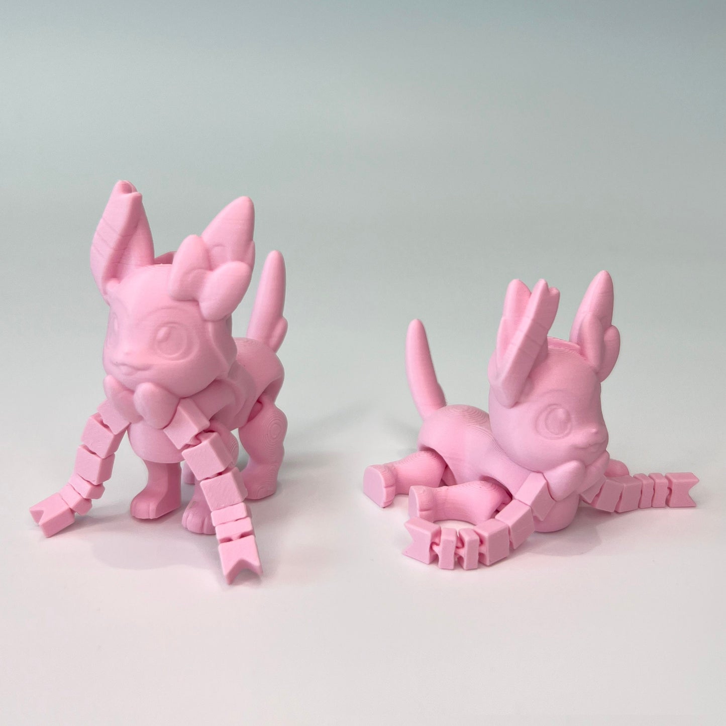 Cute Flexi Fidget Eevee Evolutions Figure Pokemon Toy Flexible Sylveon Jolteon Flareon Statue