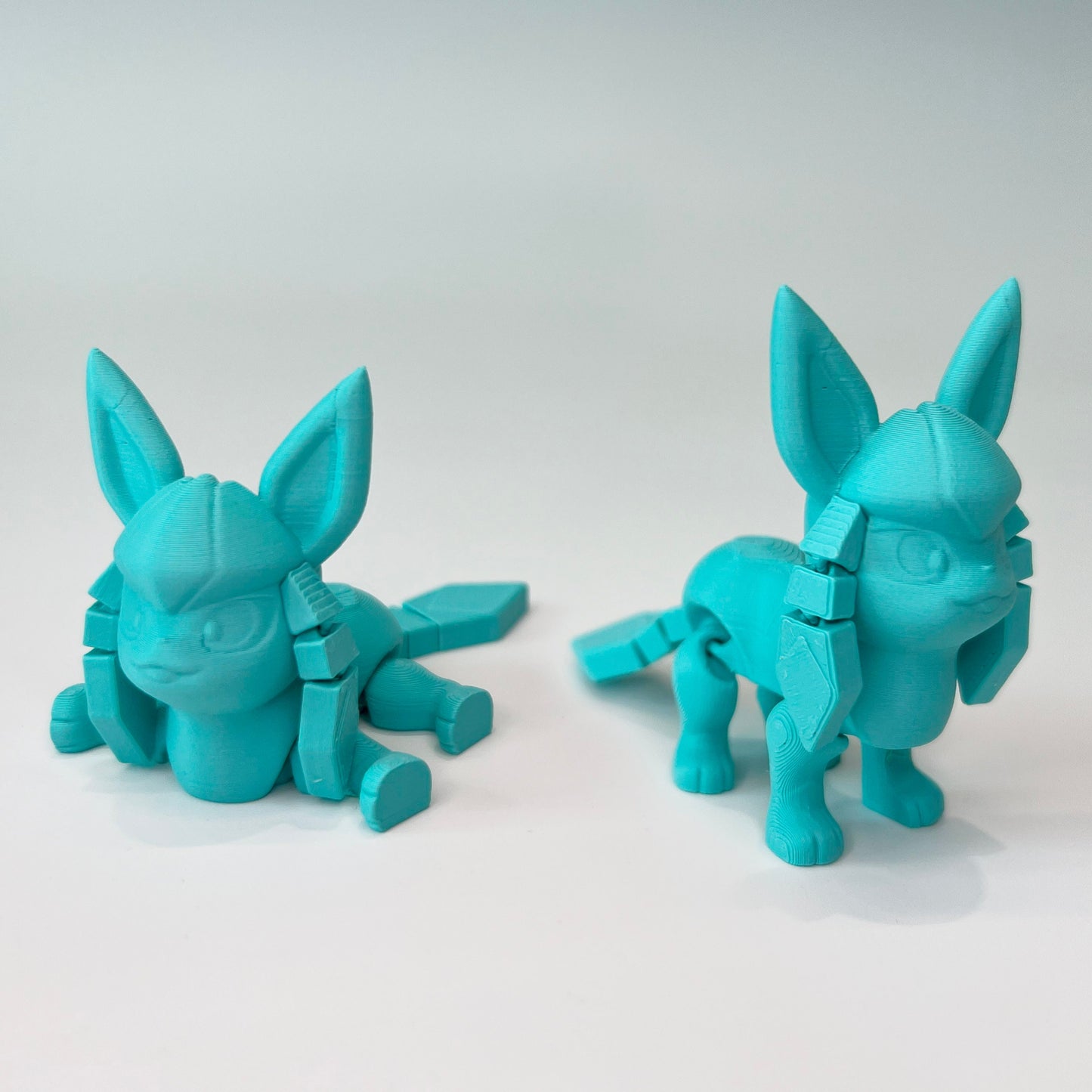 Cute Flexi Fidget Eevee Evolutions Figure Pokemon Toy Flexible Sylveon Jolteon Flareon Statue