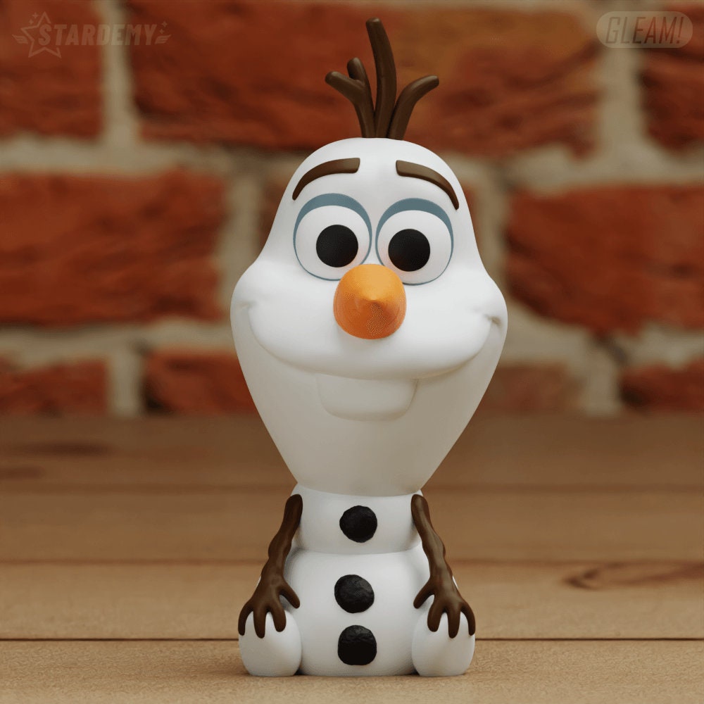 Disney Olaf from Frozen 2 Colour 3D Printed Statue Figure Prop Figurine Collectable Cute Gift