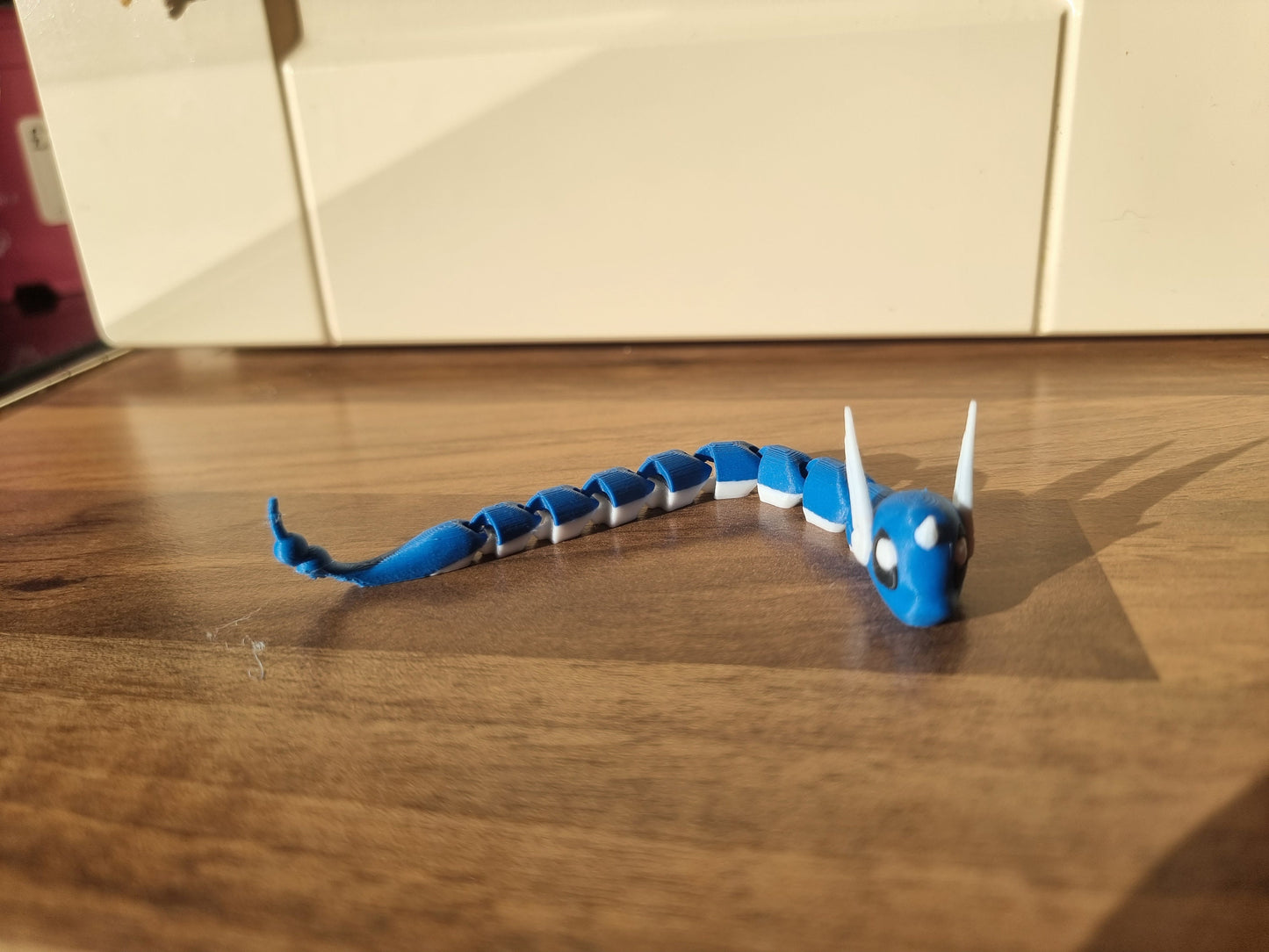 Articulated Dragonair Stress Fidget Toy Pokemon 3D Printed Flexi Figure ADHD Desk