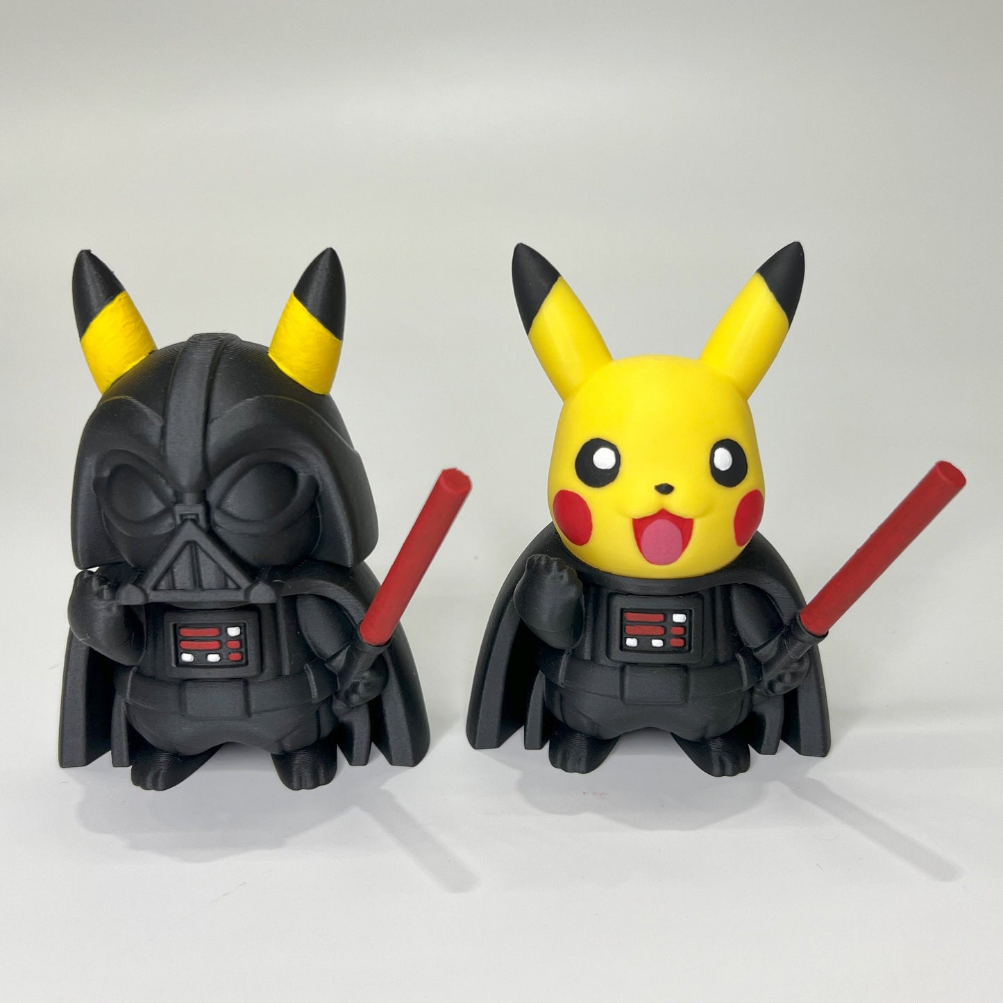 Darth Vader Pikachu Star Wars x Pokemon Statue Figure Colour Desk Decoration Disney Model Figurine