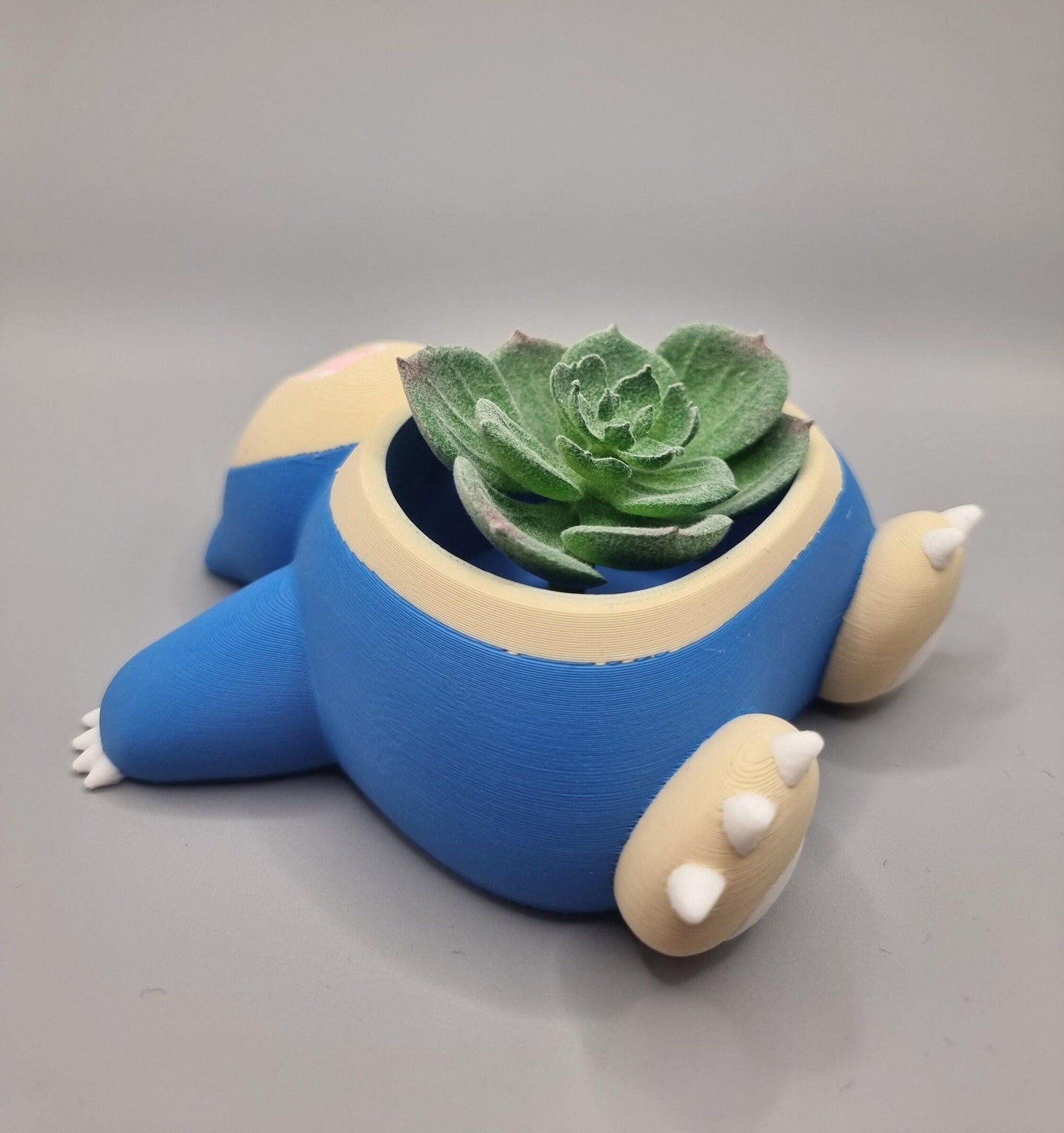 Snorlax Plant Pot Pokemon Flower Succulent Colour 3D Printed Planter Pen Holder - Small, Medium or Large - Painted or Unpainted
