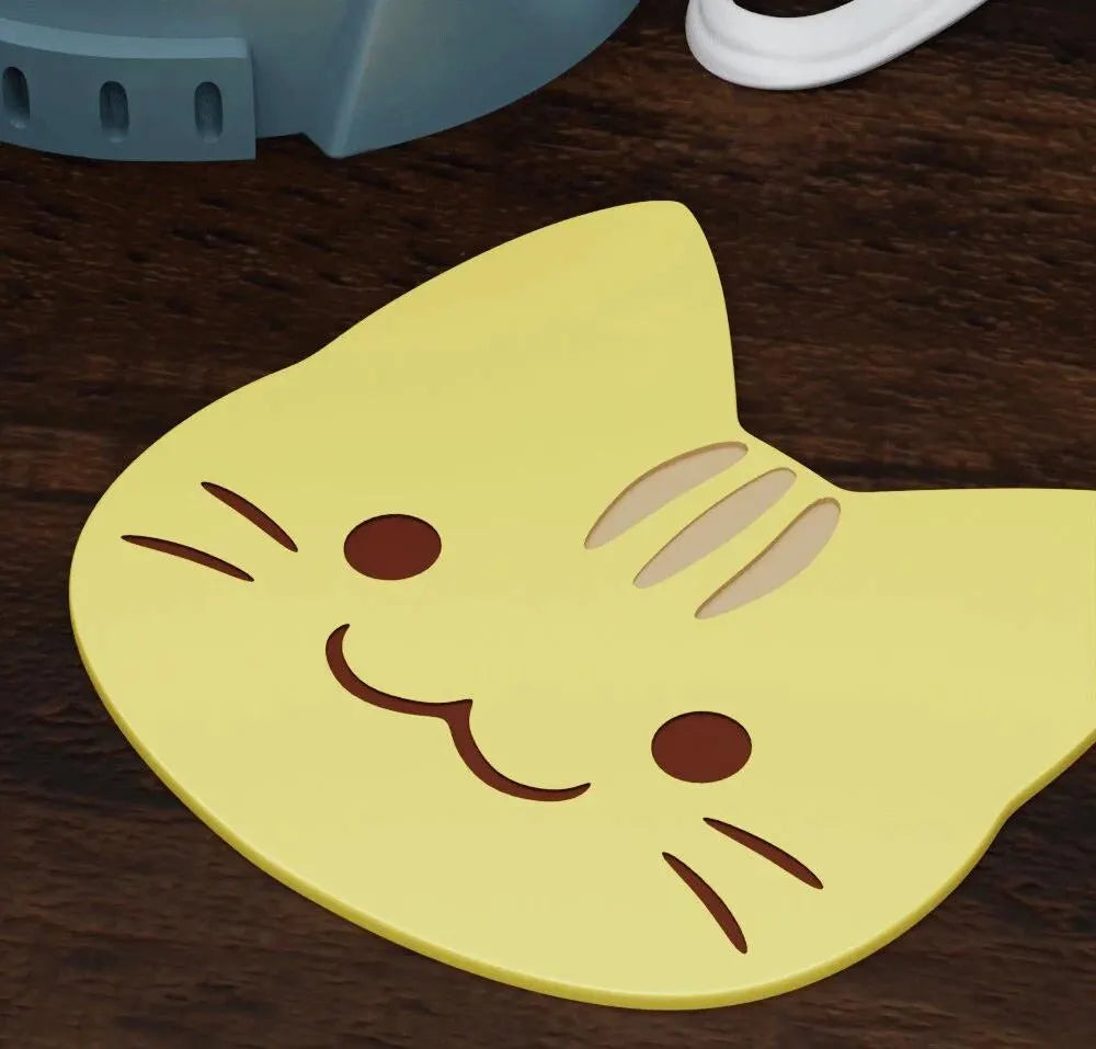Anime Helmet Cat Plant Pot - Set Flower Succulent Planters Pen Holder Cats Armour Desk Tidy Coaster