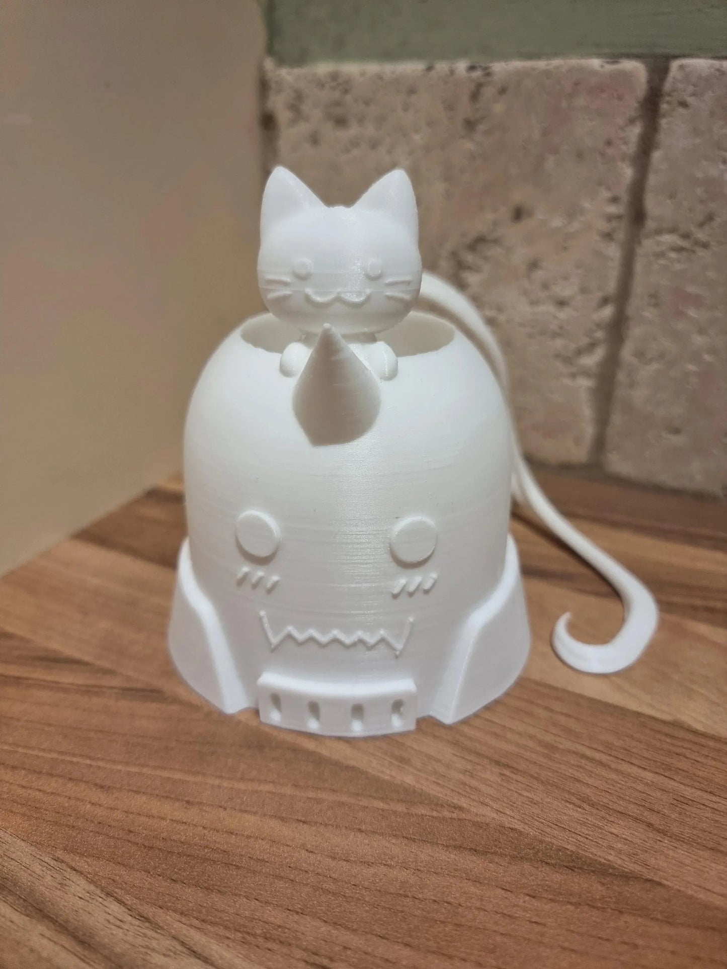 Anime Helmet Cat Plant Pot - Set Flower Succulent Planters Pen Holder Cats Armour Desk Tidy Coaster