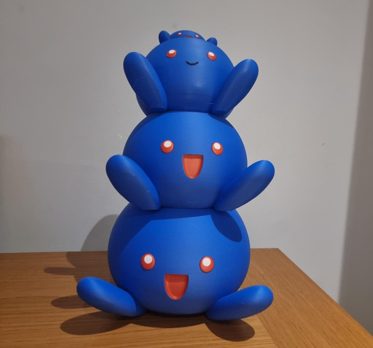 Pokemon Oddish Planter Pot - Cute Flower Pot - Pen Holder - 3D Printed - Various Sizes & Expressions - Gift for Pokemon Fans - Desk Decor