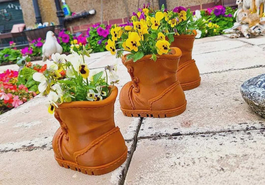 Wellington Boot Planter | 3D Printed Succulent Pot | Garden Decor