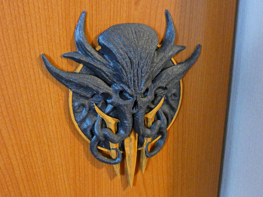 Baldur's Gate 3 Emblem Artefact Symbol Logo Badge 3D Printed Wall Door Hanging Decoration Bedroom