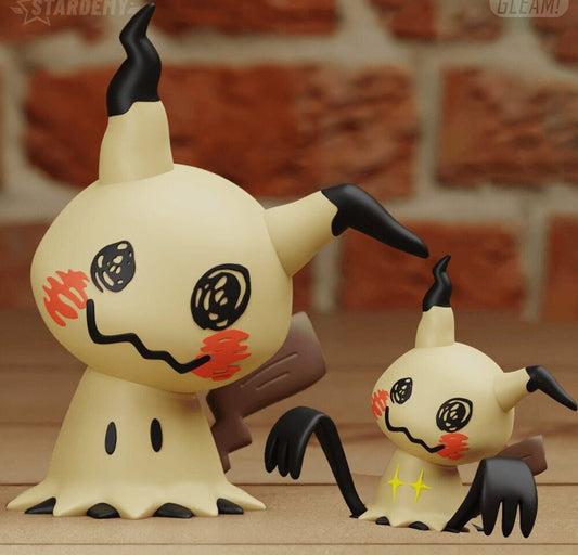 Chibi Mimikyu Ghost Pokemon Statue Figure Colour 3D Printed Desk Decoration Model Geek