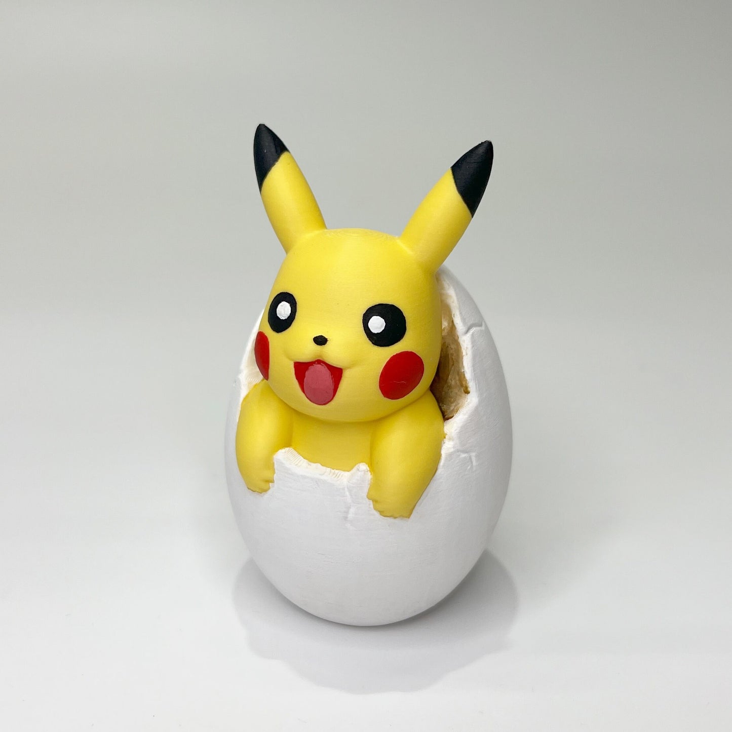 Baby Pikachu Easter Egg  Pokemon 3D Printed Figures Sculpture Statue Display Gift Minature Figurine