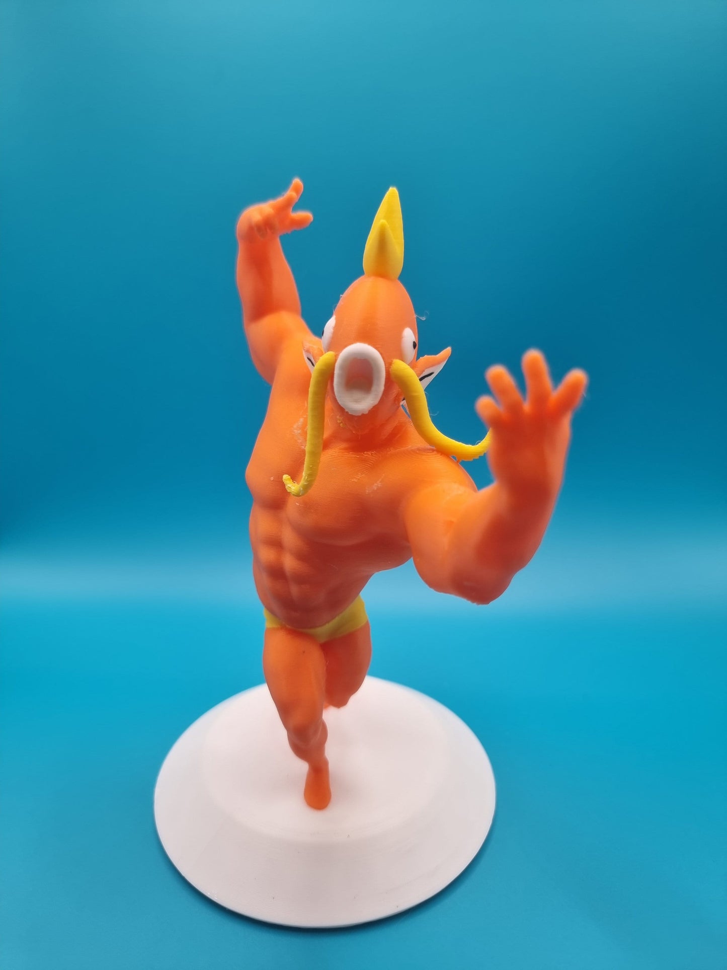 Ultra Swole Magikarp Statue Painted 3D Printed Pokemon Figure Figurine Model