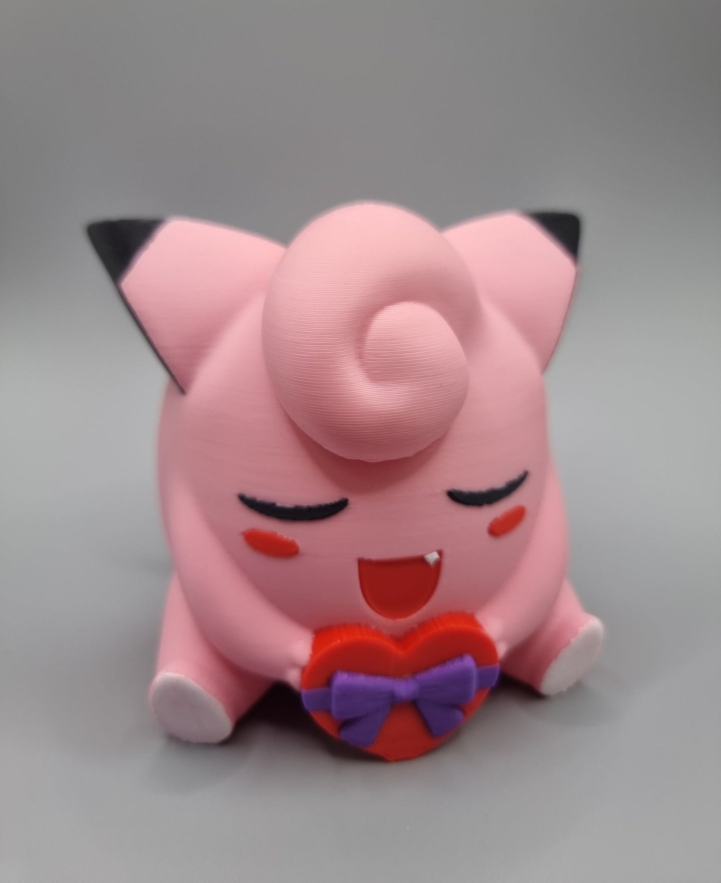 Gengar & Clefairy Couples His and Hers 3D Printed Pokemon Love Heart Valentines Anniversary Gift