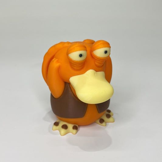 Jar Jar Binks Psyduck Star Wars x Pokemon Statue Figure 3D Printed Desk Decoration Disney Figurine