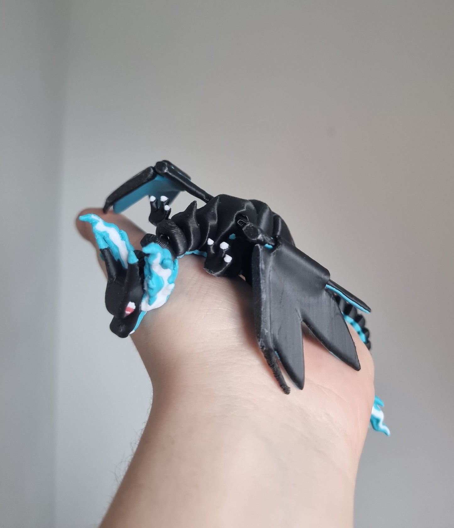 Articulated Mega Charizard X Stress Fidget Toy Pokemon 3D Printed Flexi Figure ADHD Desk