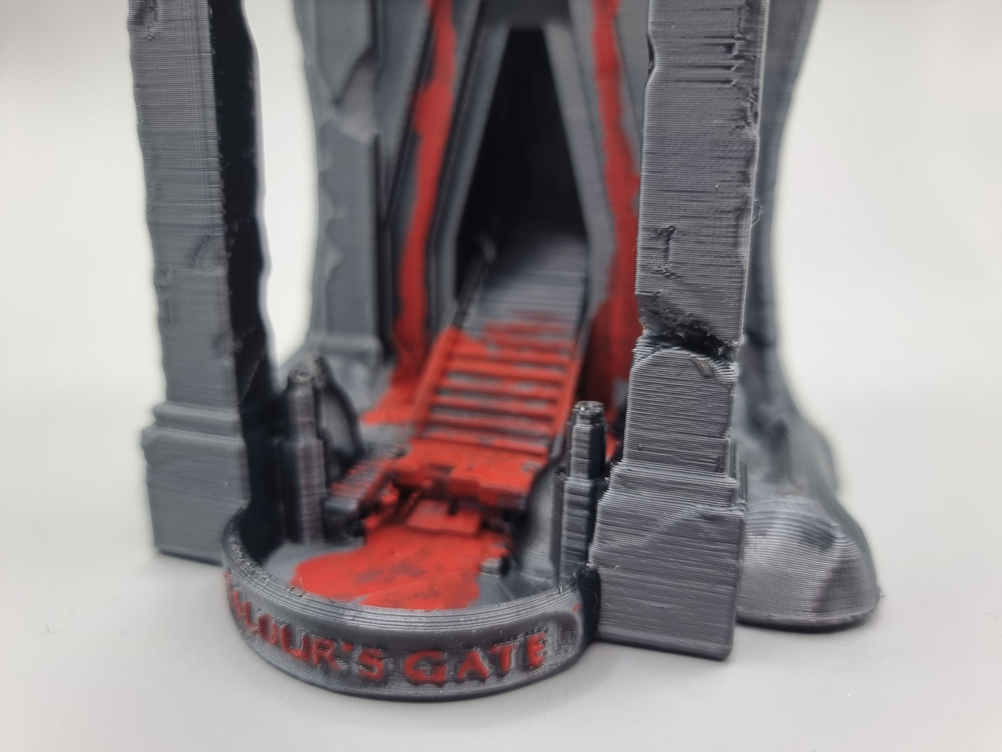 Dice Rolling Tower Baldur's Gate 3 Temple of Bhaal DnD Colour Statue Miniature Role playing D&D