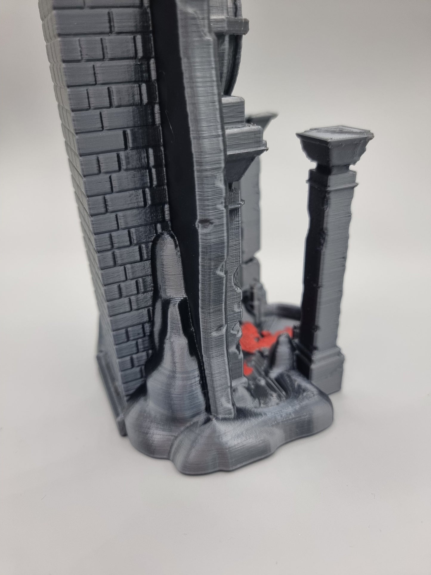 Dice Rolling Tower Baldur's Gate 3 Temple of Bhaal DnD Colour Statue Miniature Role playing D&D