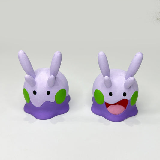 Goomy Pokemon Cute 3D Printed Sword and Shield Figure Statue Desk Ornament Minature Figurine