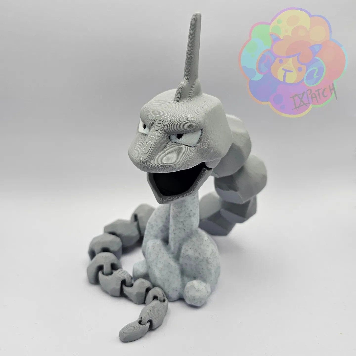 Articulated Onix Stress Fidget Toy Pokemon 3D Printed Flexi Figure ADHD Desk