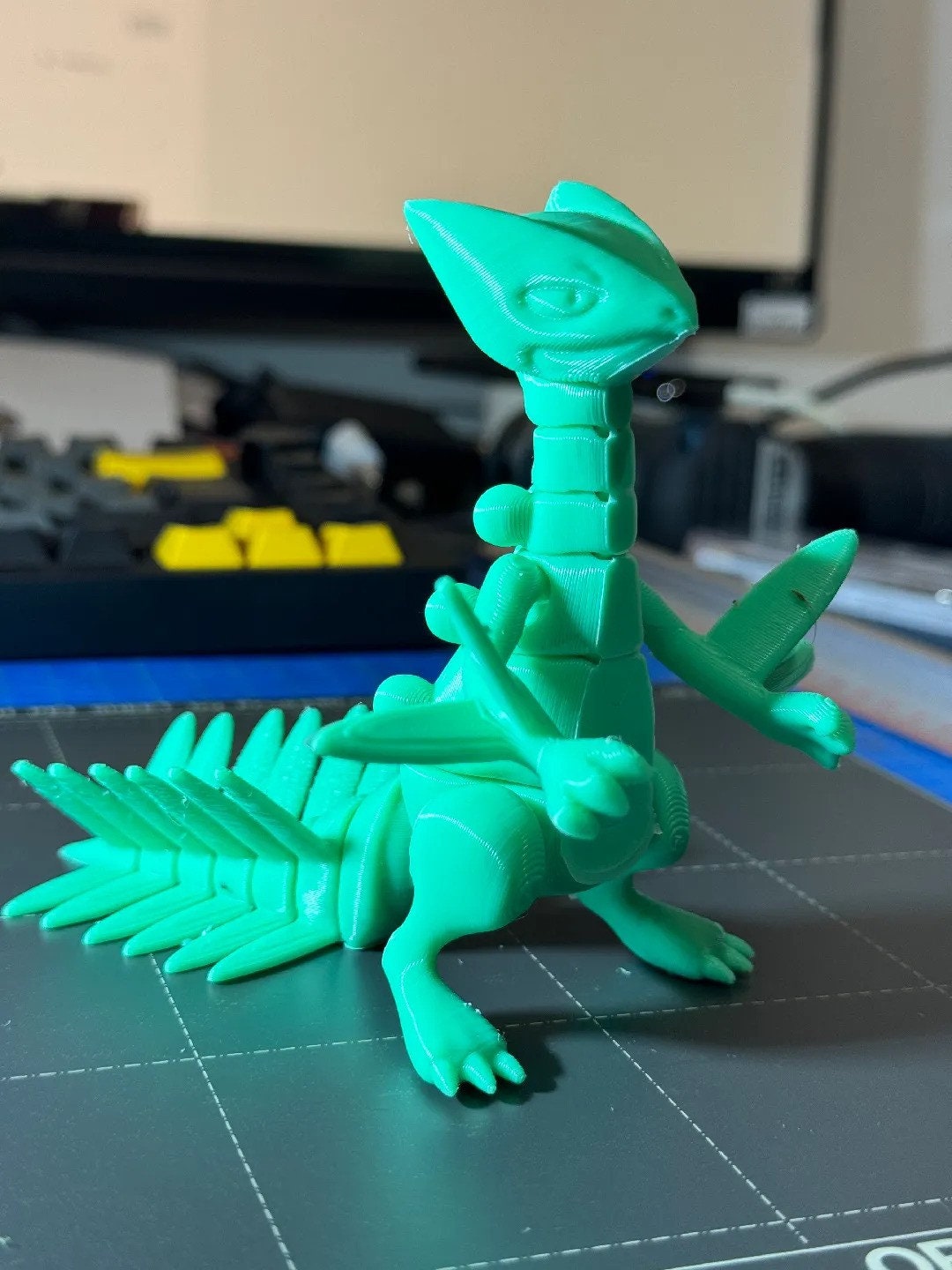 Articulated Sceptile Stress Fidget Toy Pokemon 3D Printed Flexi Figure ADHD Desk