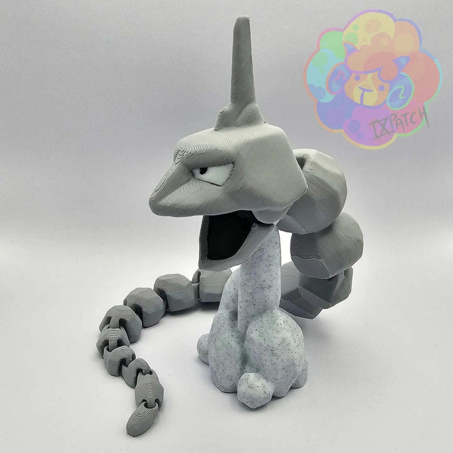 Articulated Onix Stress Fidget Toy Pokemon 3D Printed Flexi Figure ADHD Desk