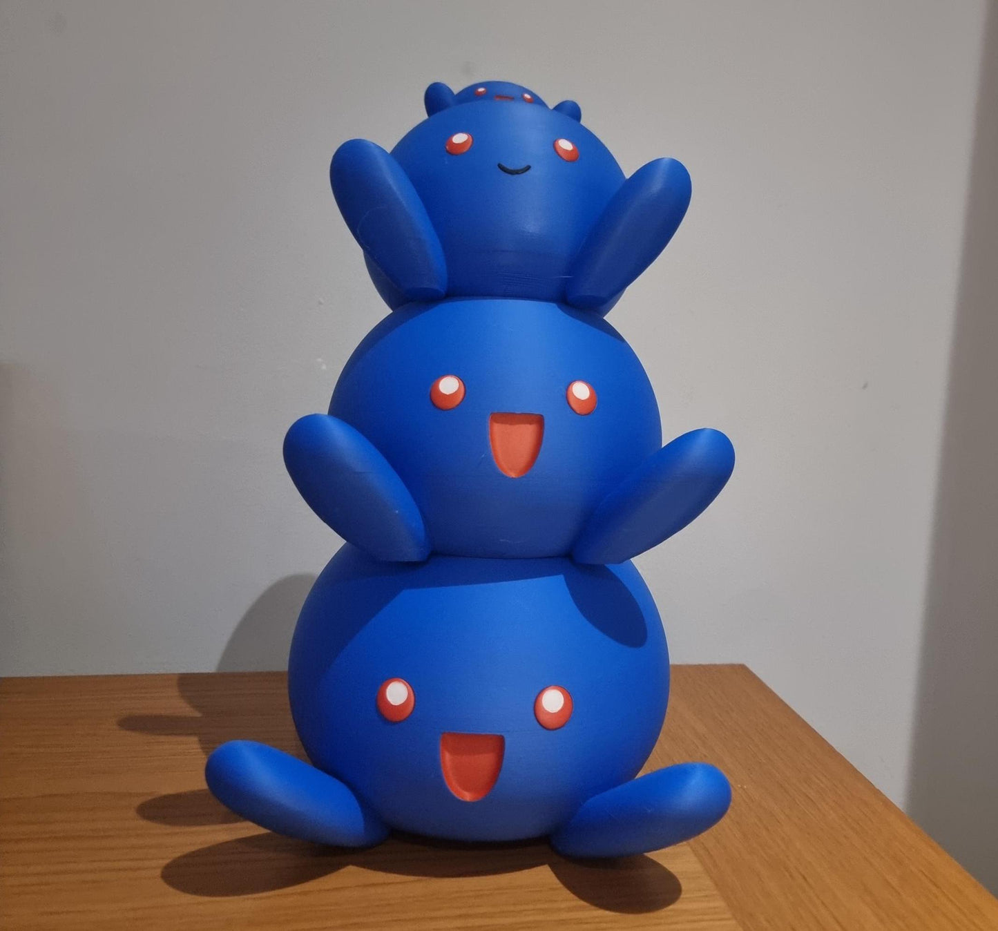 Pokemon Oddish Planter Pot - Cute Flower Pot - Pen Holder - 3D Printed - Various Sizes & Expressions - Gift for Pokemon Fans - Desk Decor
