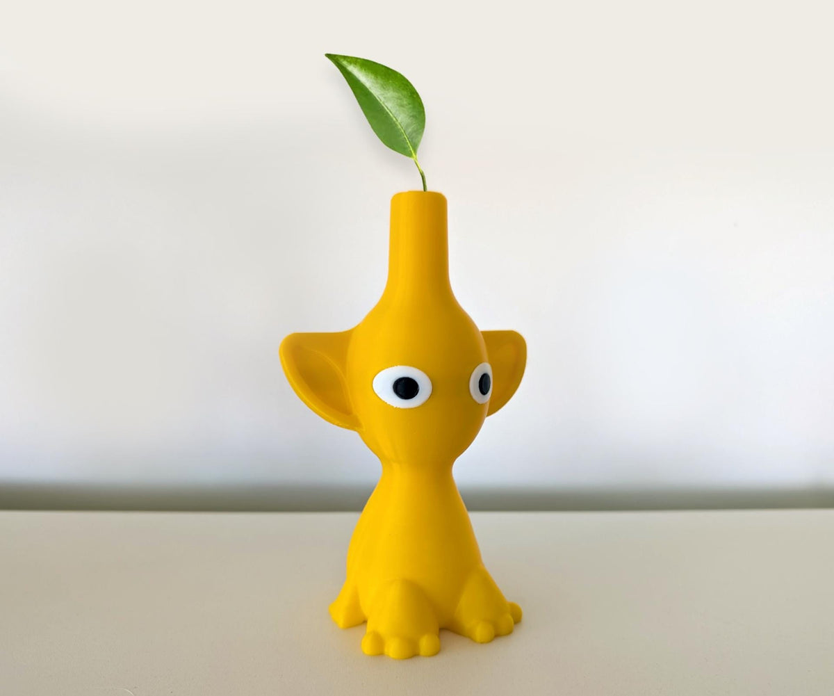 Pikmin Vase | Nintendo Inspired Planter | Cute Flower Holder | Gaming Room Decor | Gamer Gift | Geeky Home Decor | 3D Printed Vase