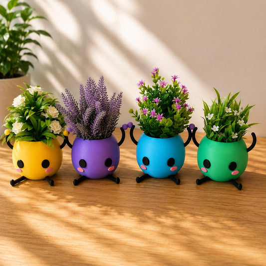 Junimo Planter | Stardew Valley Inspired Succulent Pot | Cute 3D Printed Plant Pot | Gamer Gift