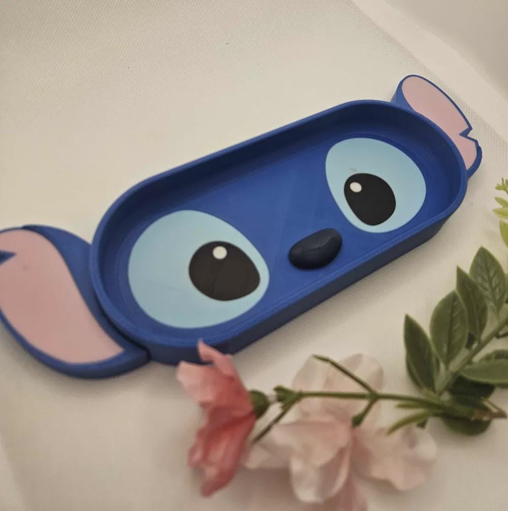 Stitch Glasses Holder Tray | Cute Eyeglasses Stand | Alien Catch All Tray | Disney Inspired Desk Organizer | Gift for Glasses Wearers