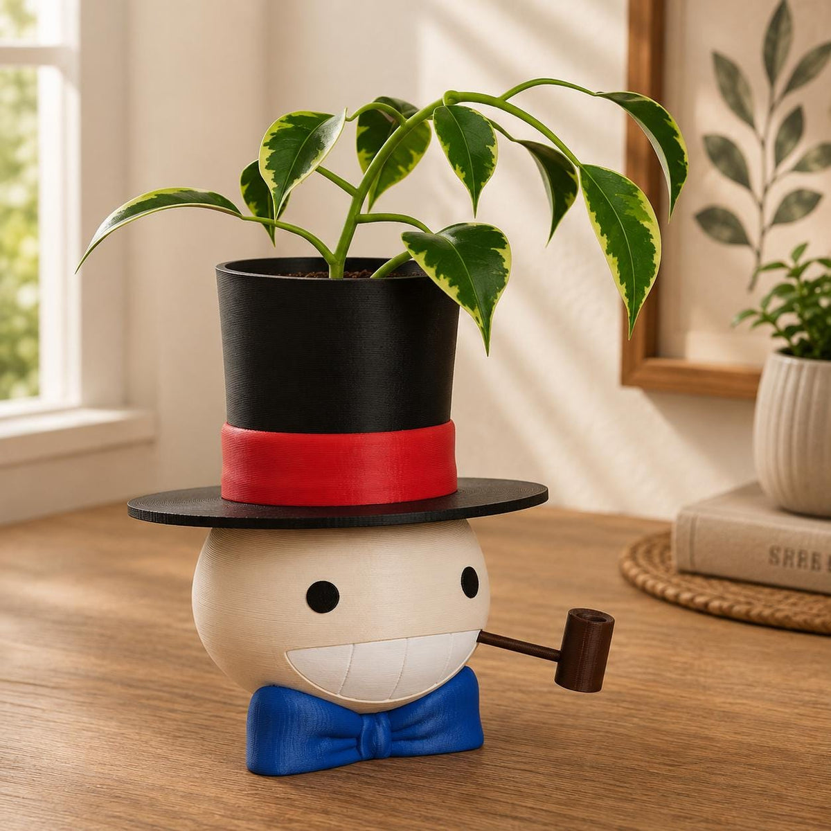 Turnip Head Planter, Howl's Moving Castle Plant Pot, Anime Succulent Pot, Studio Ghibli Inspired Decor, Pen Holder, Cute Geek Gift