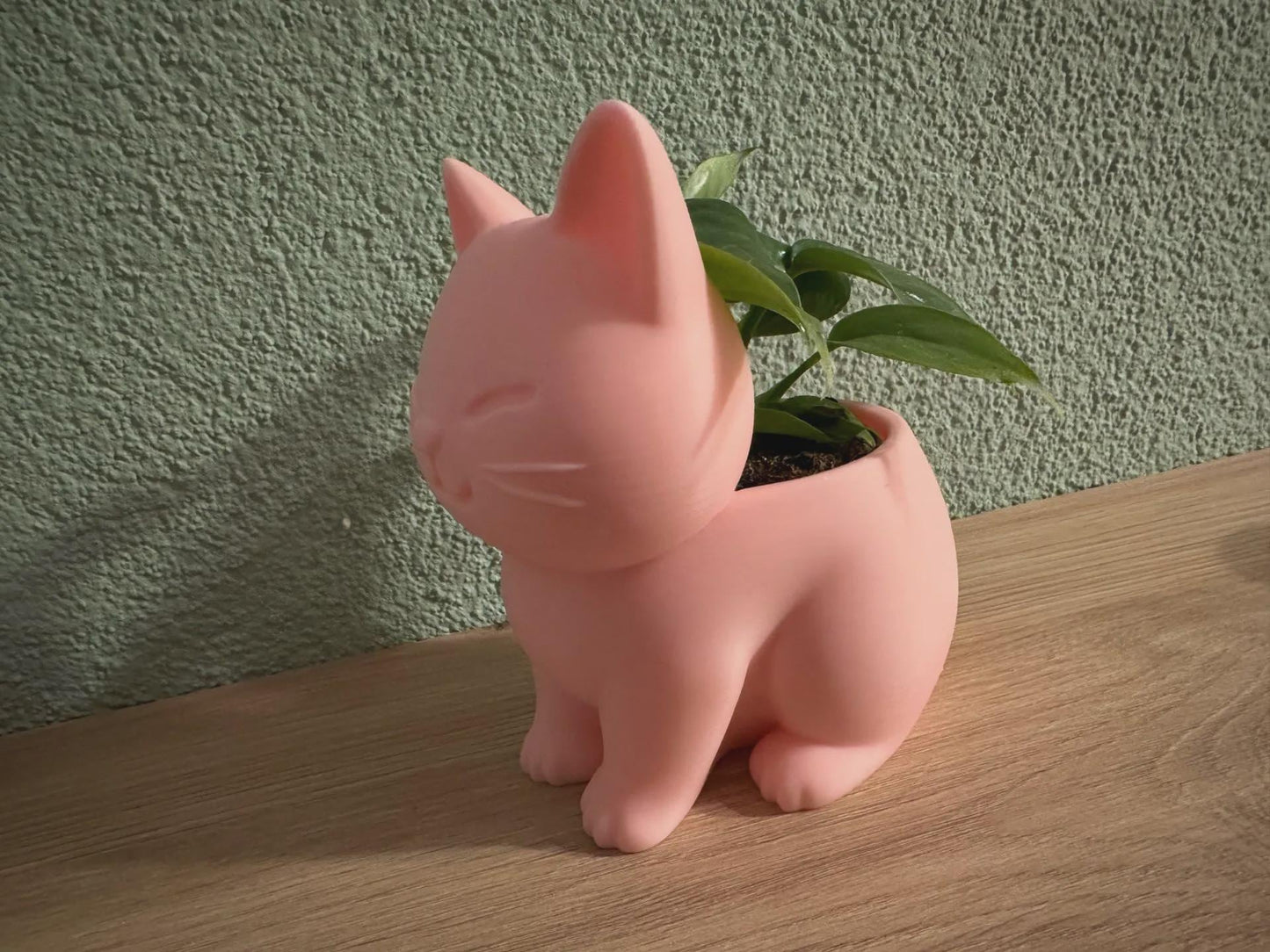 Cute Cat Planter | Kitty Plant Pot | Cat Succulent Planter | Cat Lover Gift | 3D Printed Planter | Indoor Plant Pot | Cute Desk Decor